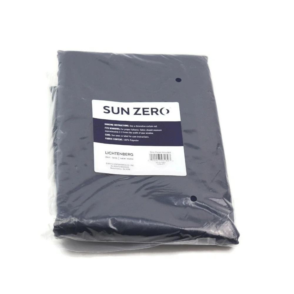 Sun Zero Barrow Energy Efficient Rod Pocket Curtain Panel, 54